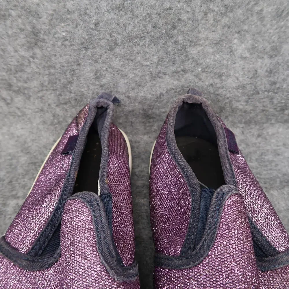 Oshkosh B'Gosh Shoes Kids 2 Casual Sneakers Slip On Purple Glitter Trainer Girls
